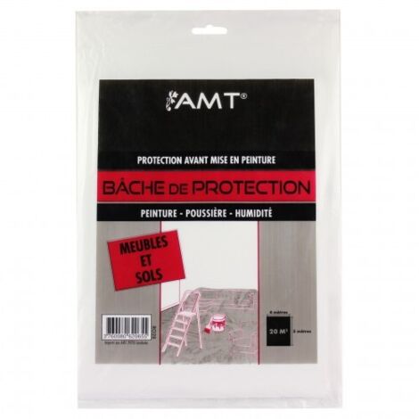AMT Bâche de protection 4X5M Meubles et Sols (RO28)
