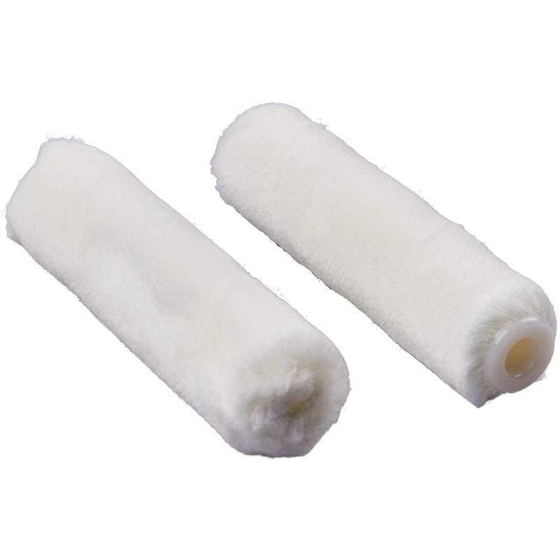 Am-tech - 2pc 4 Extra Short Pile (4mm) Roller Sleeve - Mohair - G4440