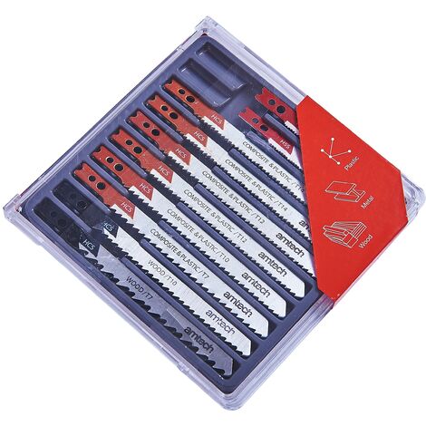 Amtech M1870 Miscele Lame a Seghetto, Raccordo a Pinza, Multicolore