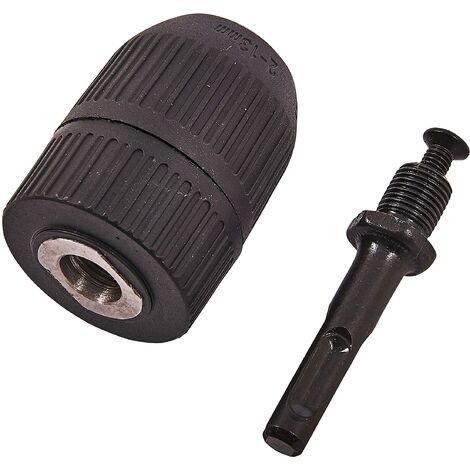 Amtech V1280 Mandrino a Chiusura Rapida con Adattatore SDS, Multicolore, 1/2 pollice