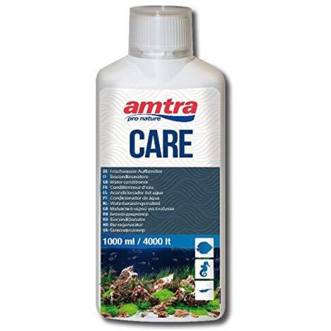 Amtra care Biocondizionatore per eliminare cloro e metalli pesanti dall’acqua di rubinetto 1000ml