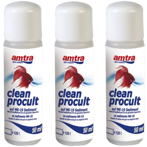 Amtra Clean Procult – 3 Stück Lebend-Impfkulturen (3x50 ml)