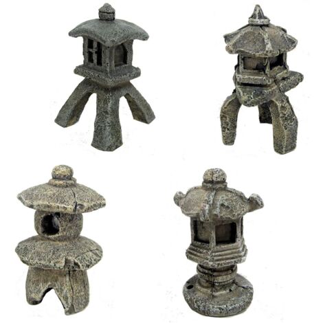 Amtra Lantern Bali S Mix – Kleine Hütten Dekoration für Aquarien