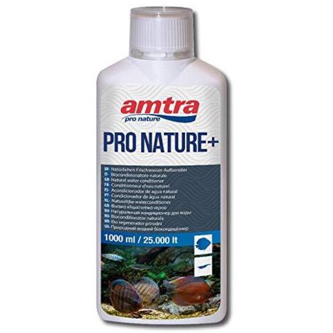 Amtra pro nature plus trattamento naturale dell’acqua per acquari – Biocondizionatore 100% naturale per acquari d’acqua dolce