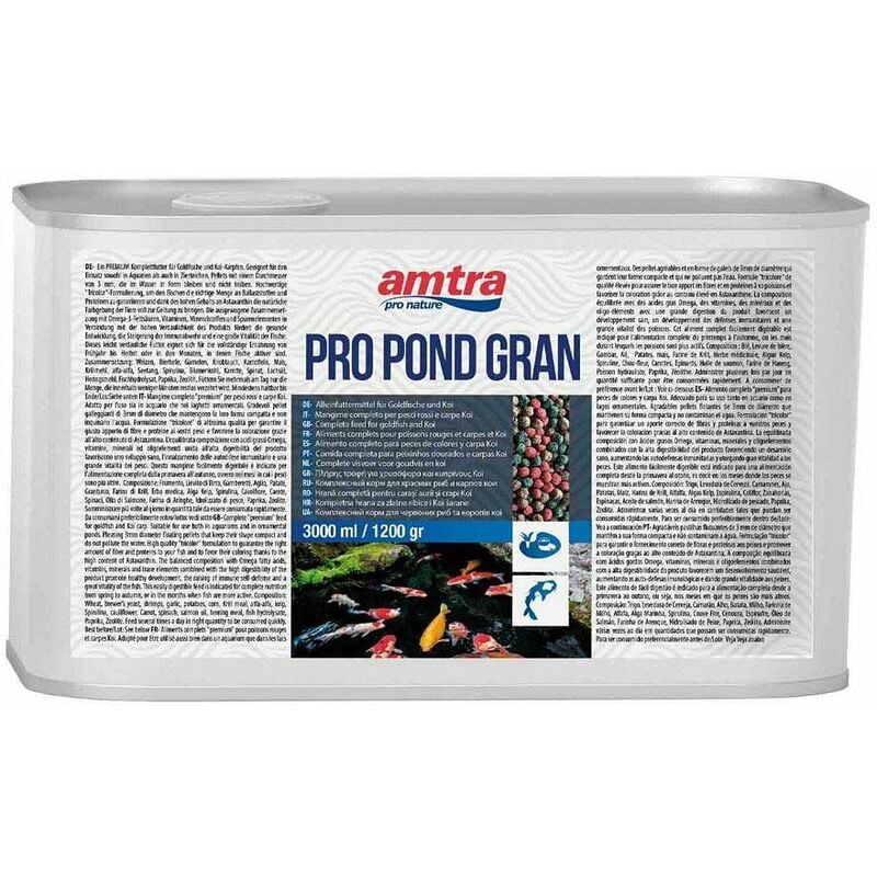Amtra - Pro Pond Gran nourriture pour poissons rouges et carpes koi 3lt