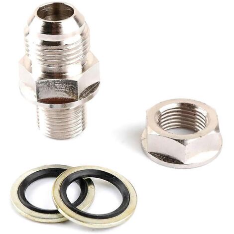 AN10 10AN Adaptateur universel turbo DIY pour carter d'huile / puisard d'huile