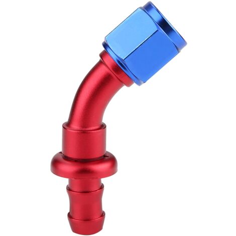 AN6 90 Grad Push-on Fuel Gas Locking Male End Tyre (45°)