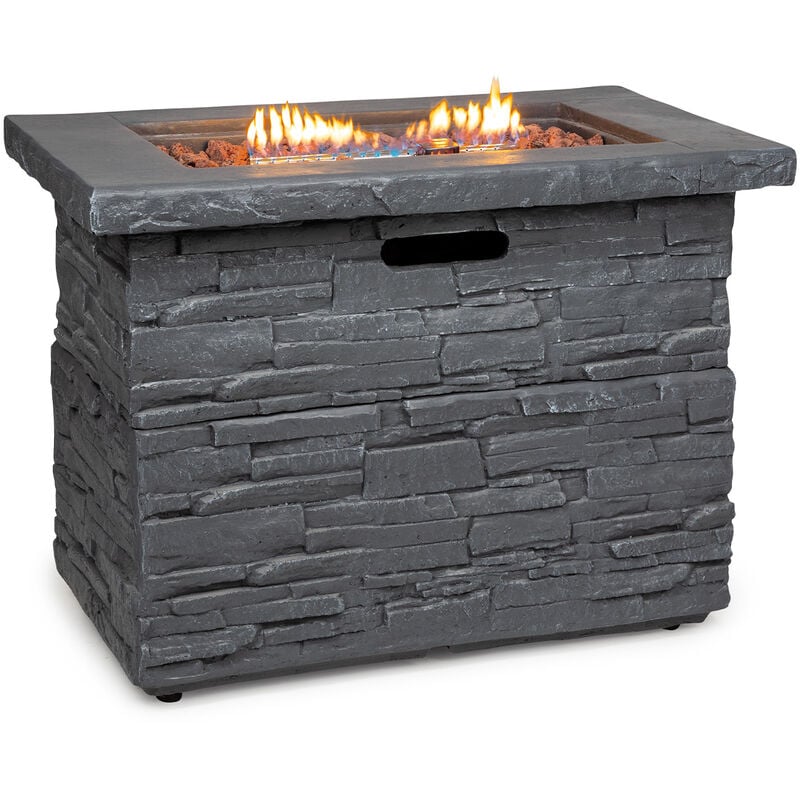 Blumfeldt - Anafi Foyer à gaz 40.000BTU/13kW Couverture Brûleur en acier inoxydable