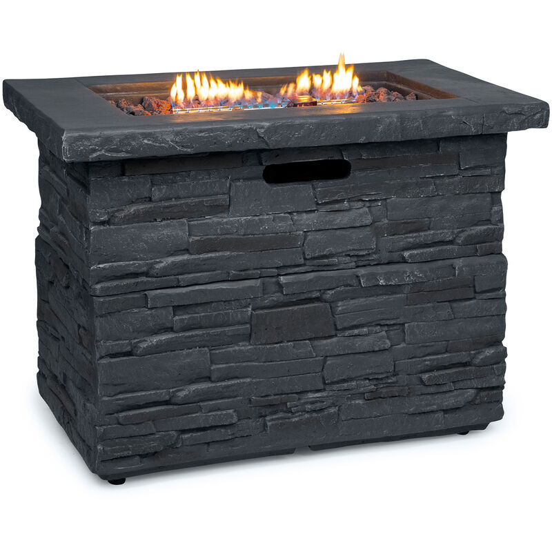 Anafi Foyer à gaz 40.000BTU/13kW Couverture Brûleur en acier inoxydable