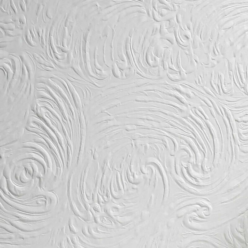 Richard Anaglypta Paintable Wallpaper White Textured Embossed Ceilings Vinyl