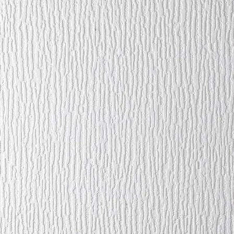 Anaglypta Sherwood White Paintable Stripe Wallpaper Vinyl Embossed Textured