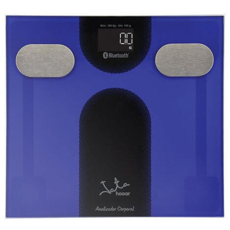 ANALIZADOR CORPORAL 7 FUNCIONES BLUETOOTH AZUL Y NEGRO 180 KG
Capacidad 180 Kg. Graduacin 100 g.
Tecnologa Bluetooth compatible con dispositivos iOS
