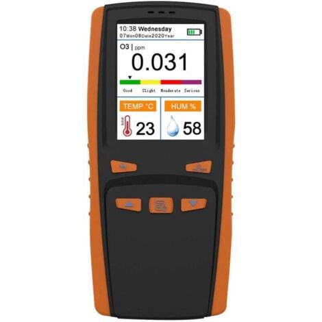 Analizador de ozono portátil ZVD, medidor de ozono multifuncional para la detección de contaminación del aire