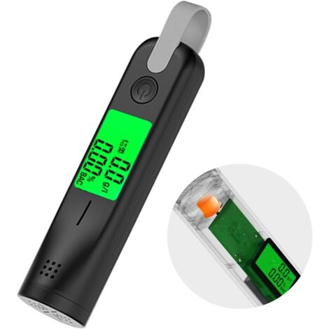 Analizzatore del respiro portatile con display digitale a risposta rapida, rilevatore di alcol nel respiro professionale Drun, per uso personale, con strisce di misurazione dell'aria per il
