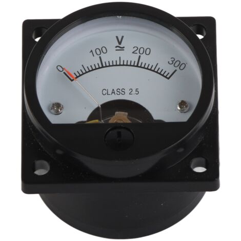 Analoges AC-Armaturenbrett-Voltmeter 0-300V, präzises elektrisches Messgerät, rundes Modell SO-45