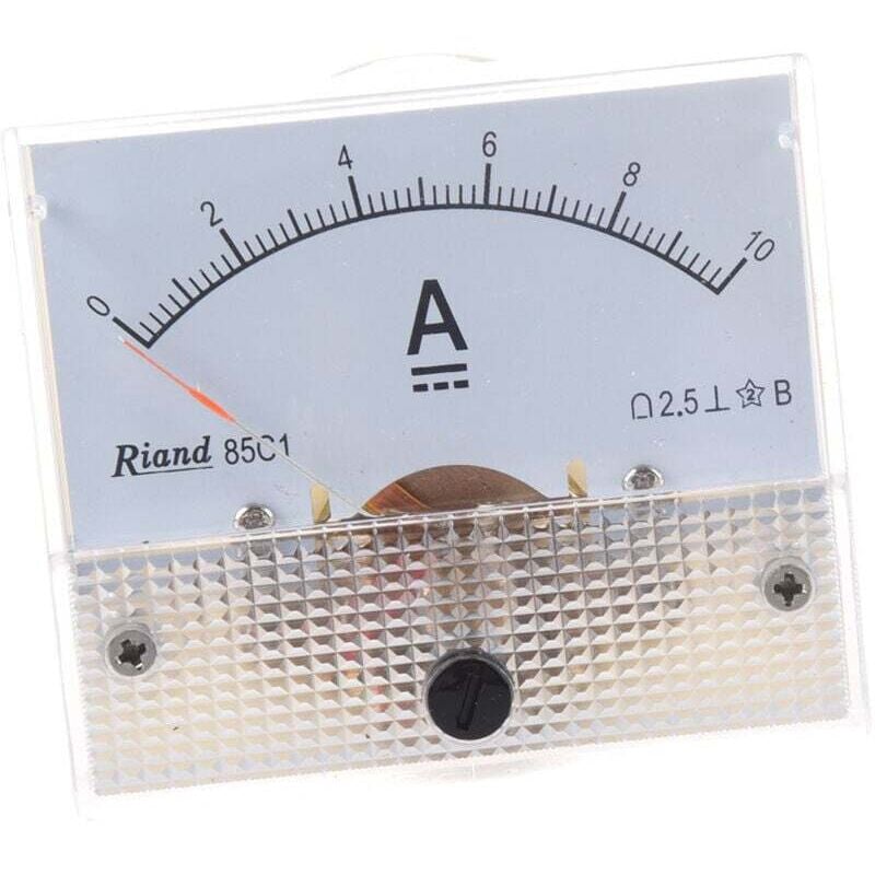 Image of Analoges Gleichstrom-Amperemeter 0-10A Rechteckiges Gehäuse 85C1