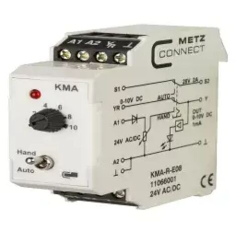 Analogwert-Geber 24, 24 V/AC, V/DC (max)  Metz Connect 11066001  1 St.