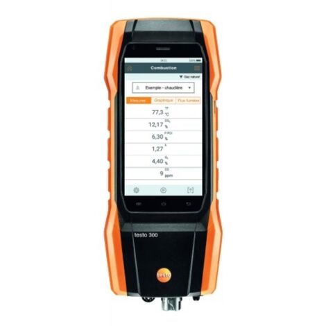 Analyseur de combustion testo 300, initial lot avec imprimante, version francaise