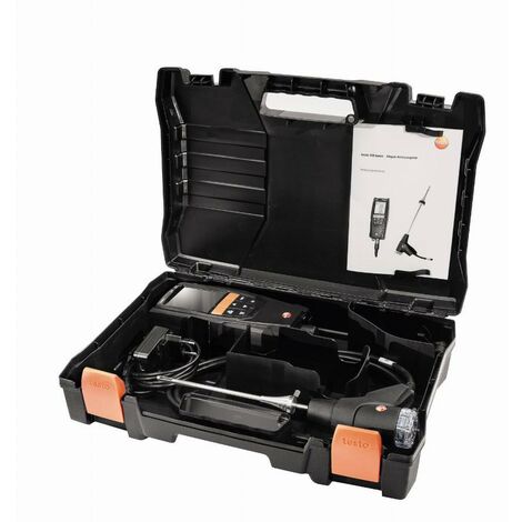 Analyseur de combustion testo 320 basic – Mesures O2, CO ambiant, tirage, pression – Compact pour installations fioul et gaz