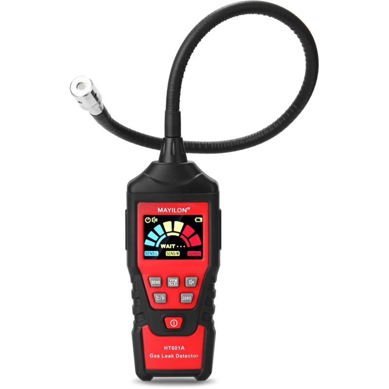 Lifcausal - Analyseur de gaz portable HT601A/HT601B (en option) Détecteur de fuite de gaz naturel domestique Détecteur de gaz Instrument d'alarme de