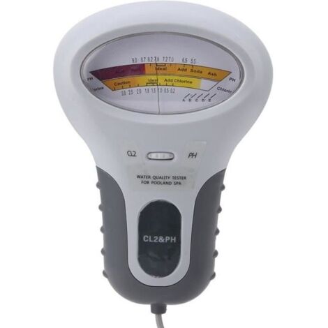 Analyseur de qualité de l'eau de spa piscine et test de chlore pH PC-102B CL2