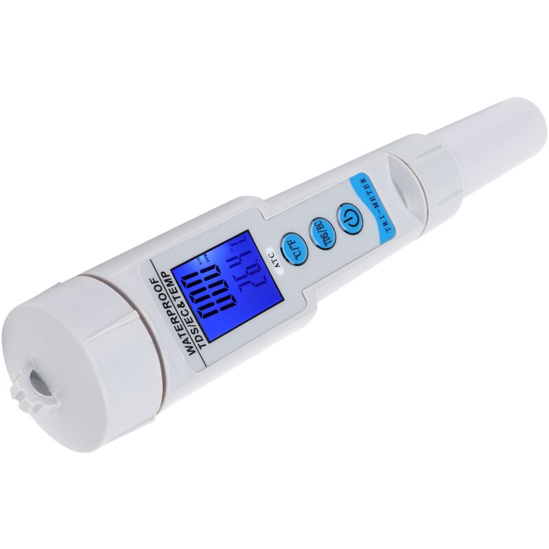 Analyseur de qualité de l'eau, moniteur EC/TDS, conductimètre pour eau potable et piscine