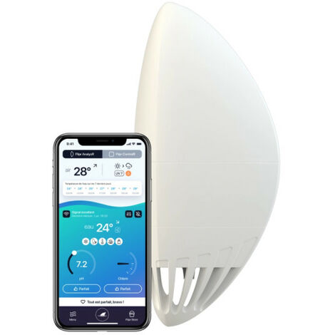 Analyseur d'eau connecté pour piscine et spa FLIPR ANALYSR