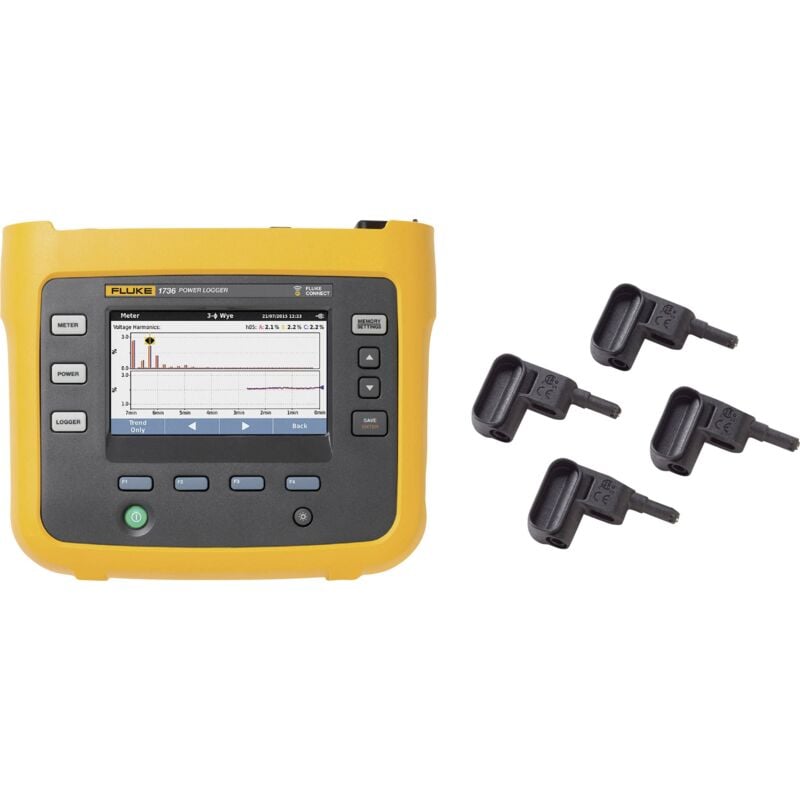 Fluke - 1736/EUS-GOLD Analyseur de réseau triphasé avec fonction enregistreur D657081