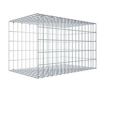 Anbaugabione Typ 2 80 cm x 50 cm x 50 cm, Maschenweite 5 cm x 10 cm, C-Ring