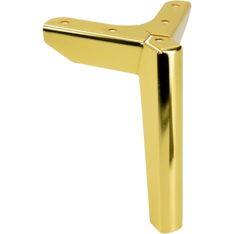 Anchor Loft Möbelfuß, Goldchrom, Höhe 15 cm