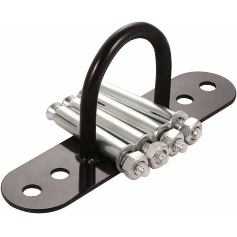 Anchor Point for Installing Battle Rope Wall Anchor Hook Anchor Ring Mounting Bracket with 4 Screws，