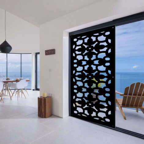 ANCHORAGE - Pannello in PVC traforato - Parasole - Misura: 50x150 cm - Colore: nero