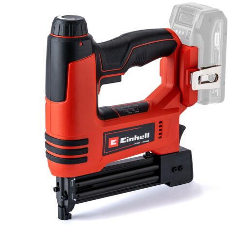 [Ancienne version] Einhell Agrafeuse sans fil TE-CN 18 Li-Solo PXC (18 V, agrafeuse + cloueuse, incl. 300 clous et 300 agrafes) Livré sans Batterie ni Chargeur