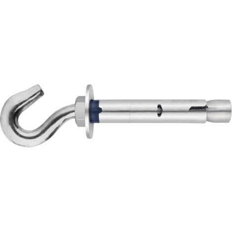 Anclaje antirrotación para cargas medias - Gancho forjado inoxidable A2 M10 x 70 Ø12 - Caja de 50