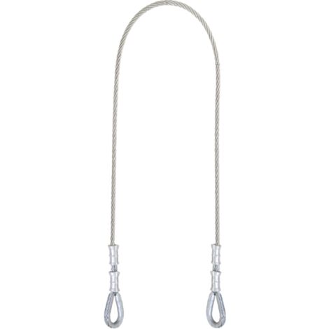 Anclaje de cable de acero de 8mm de diámetro con guardalados IRUDEK Cta 14