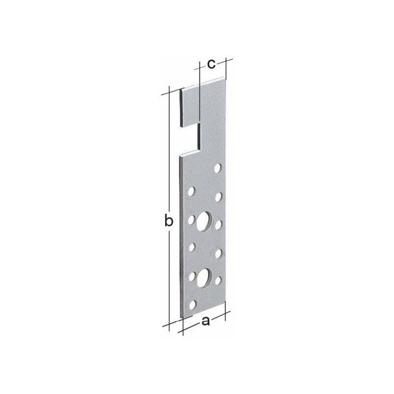 

Anclaje madera-hierro dim.180x30x4mm sdmverz. (Por 50) - GAH