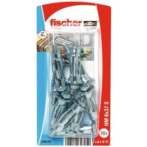 Anclaje metálico de cuerpo hueco HM 6x37 S / 10 piezas - Fischer