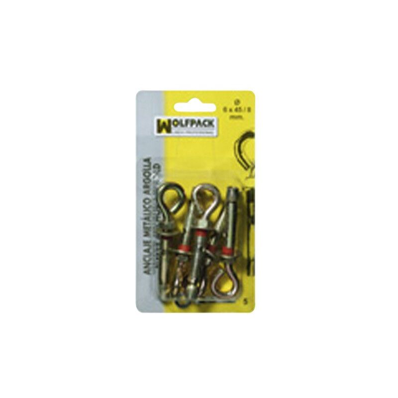 

Anclaje metálico argolla 10x 70/12 mm. (2 piezas)