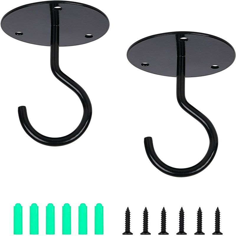 Anclaje para Pared Ganchos Techo - Resistentes con tornillos para