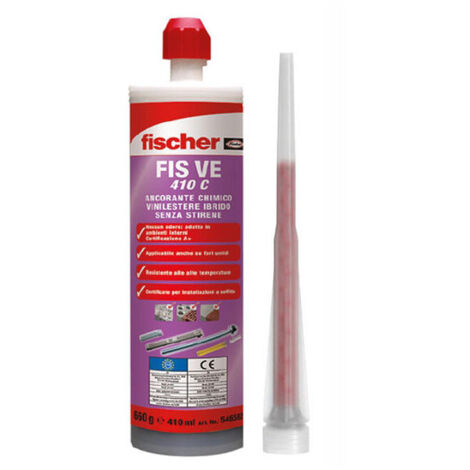 Anclaje químico FIS VE 410C ml 410 Fischer