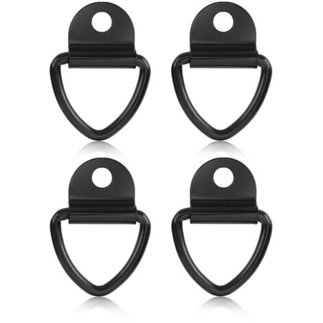 Anclajes de sujeción para remolques y camiones - Juego de 4 fijaciones metálicas de alta resistencia con capacidad de carga de 1361 kg - Fácil instalación para camiones, vehículos todo terreno y UTV.