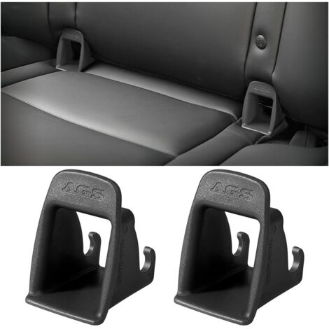 JALLERIA Anclajes universales para asientos de coche, adaptador ISOFIX y kit de montaje para asientos de coche, kit de montaje con cinturón ISOFIX (negro)