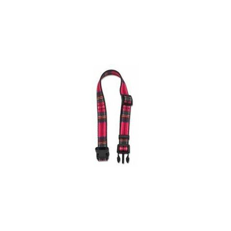 Ancol Adjustable Collar Tartan Red - sml - 763116