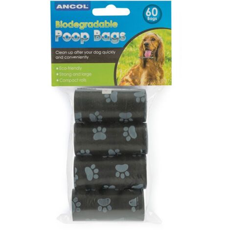 Ancol Biodegrade Refill Roll Poop Bags 60 Bags - 23475