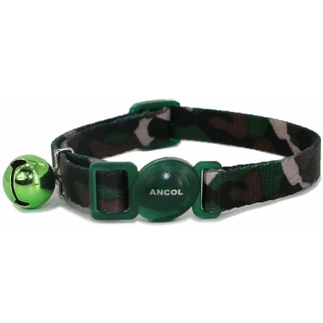 Ancol Cat Collar Camouflage Green - 32245