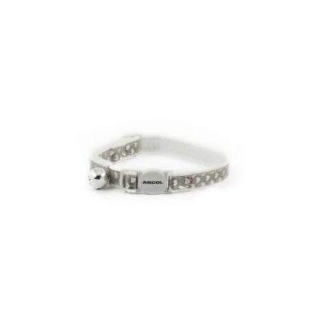 Ancol Cat Collar Heart Silver - sgl - 220643