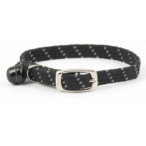 Ancol Cat Collar Softweave Black - 32251