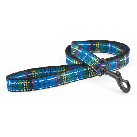 Ancol Lead Tartan Blue - 3/4x4 - 804449