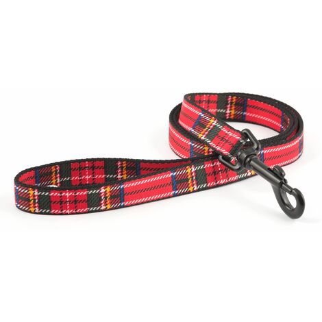 Ancol Lead Tartan Red - 3/4x4 - 800260