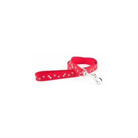Ancol Paw & Bone Lead Red - 1.9x1 - 567412